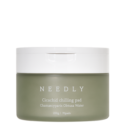 Best Korean Skincare TONER PAD Cicachid Chilling Toner Pad (70 pads) NEEDLY