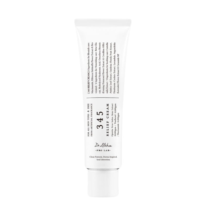 Best Korean Skincare CREAM 345 Relief Cream Dr.Althea