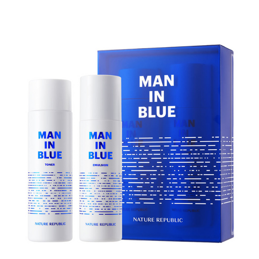 Man In Blue Skincare Set
