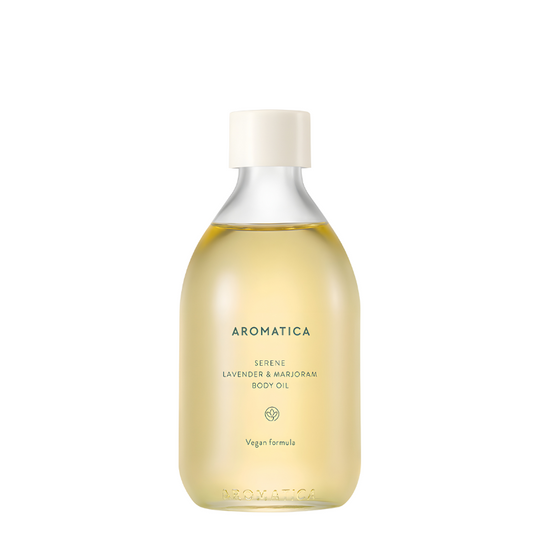 Best Korean Skincare BODY OIL Serene Body Oil Lavender & Marjoram AROMATICA