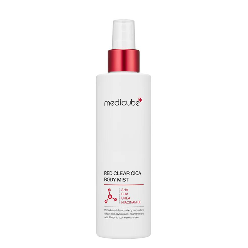 Best Korean Skincare BODY MIST Red Clear Cica Body Mist medicube