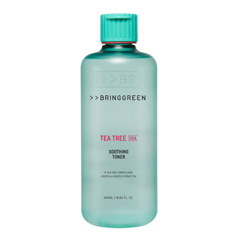 Best Korean Skincare TONER Tea Tree CICA Soothing Toner BRING GREEN