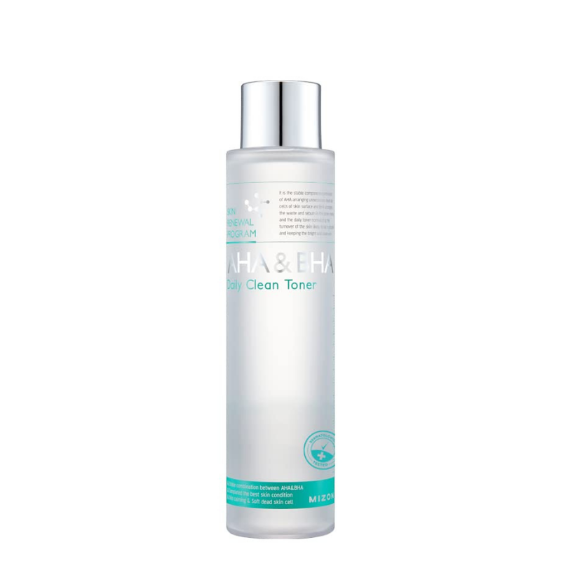 Best Korean Skincare TONER AHA & BHA Daily Clean Toner MIZON