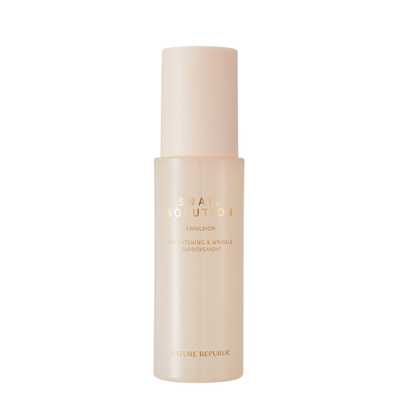 Best Korean Skincare LOTION/EMULSION Snail Solution Emulsion NATURE REPUBLIC