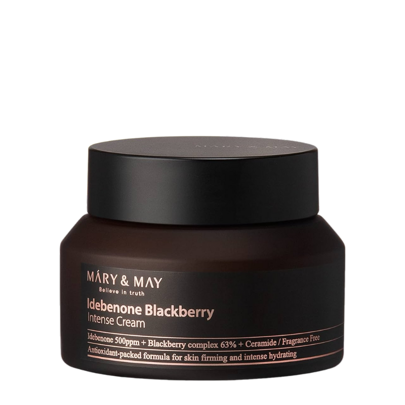 Best Korean Skincare CREAM Idebenone Blackberry Intense Cream MARY&MAY