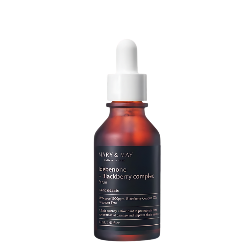 Best Korean Skincare SERUM Idebenone + Blackberry Complex Serum MARY&MAY