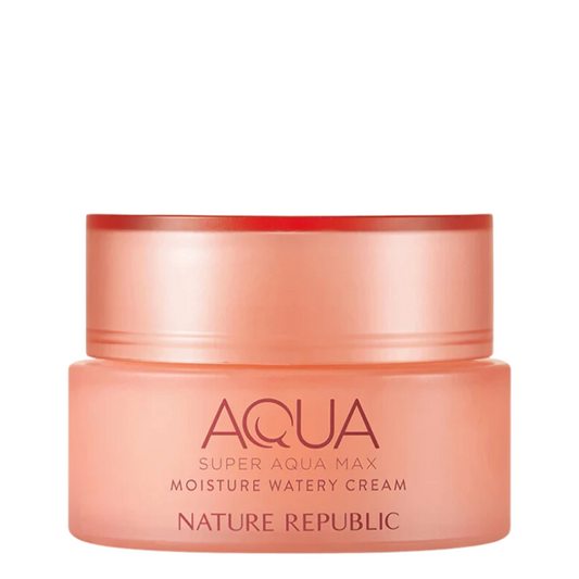 Best Korean Skincare CREAM Super Aqua Max Moisture Watery Cream NATURE REPUBLIC