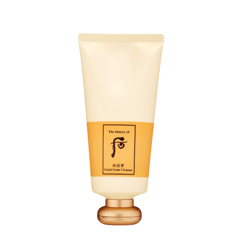 Best Korean Skincare CLEANSING FOAM Gongjinhyang Facial Foam Cleanser The History of Whoo