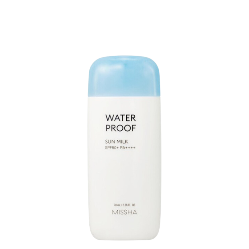 Best Korean Skincare SUN MILK All Around Safe Block Waterproof Sun Milk SPF50+/PA++++ MISSHA