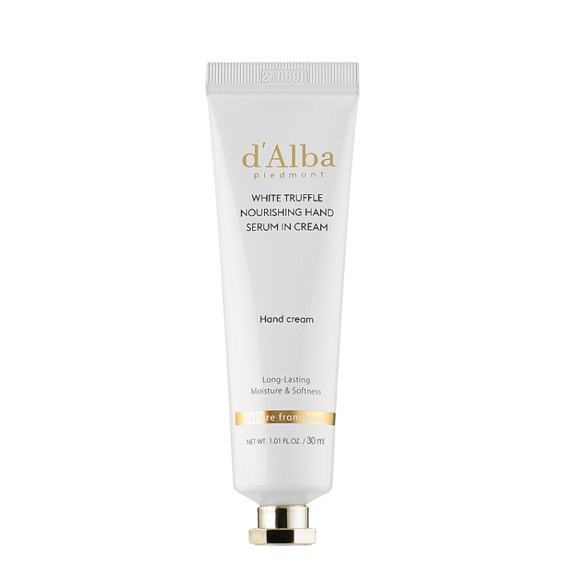 Best Korean Skincare HAND CREAM White Truffle Nourishing Serum In Hand Cream d'Alba