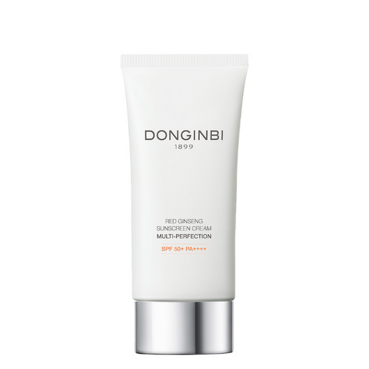 Best Korean Skincare SUN CREAM Red Ginseng Sunscreen Cream Multi-Perfection SPF 50+ PA++++ DONGINBI