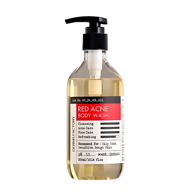 Red Acne Body Wash
