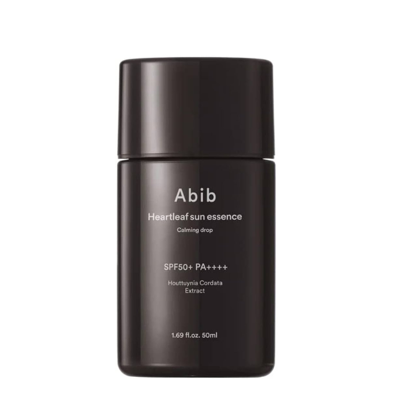 Best Korean Skincare SUN ESSENCE Heartleaf Sun Essence Calming Drop Abib