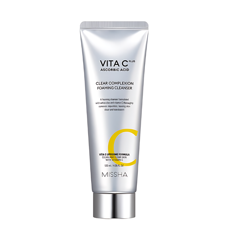Best Korean Skincare CLEANSING FOAM Vita C Plus Clear Complexion Foaming Cleanser MISSHA