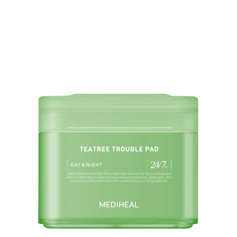 Best Korean Skincare TONER PAD Teatree Trouble Pad MEDIHEAL