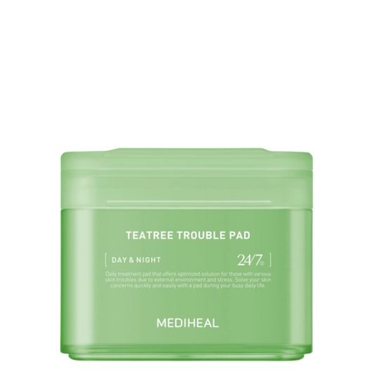 Best Korean Skincare TONER PAD Teatree Trouble Pad MEDIHEAL