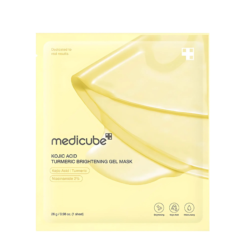 Kojic Acid Turmeric Brightening Gel Mask Set (4 masks)