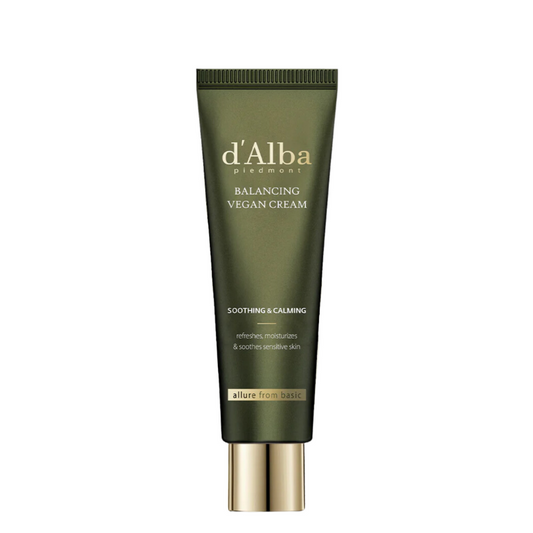 Best Korean Skincare CREAM Mild Skin Balancing Vegan Cream d'Alba