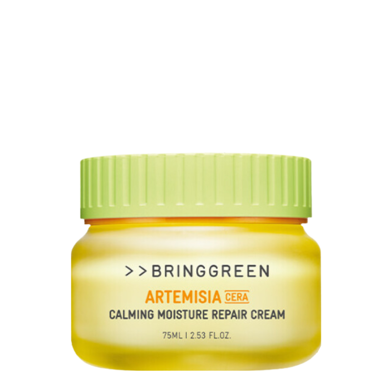 Best Korean Skincare CREAM Artemisia Cera Calming Moisture Repair Cream BRING GREEN