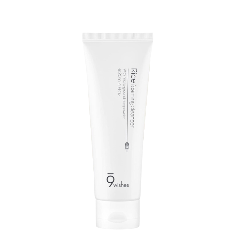 Best Korean Skincare CLEANSING FOAM Rice Foaming Cleanser 9wishes
