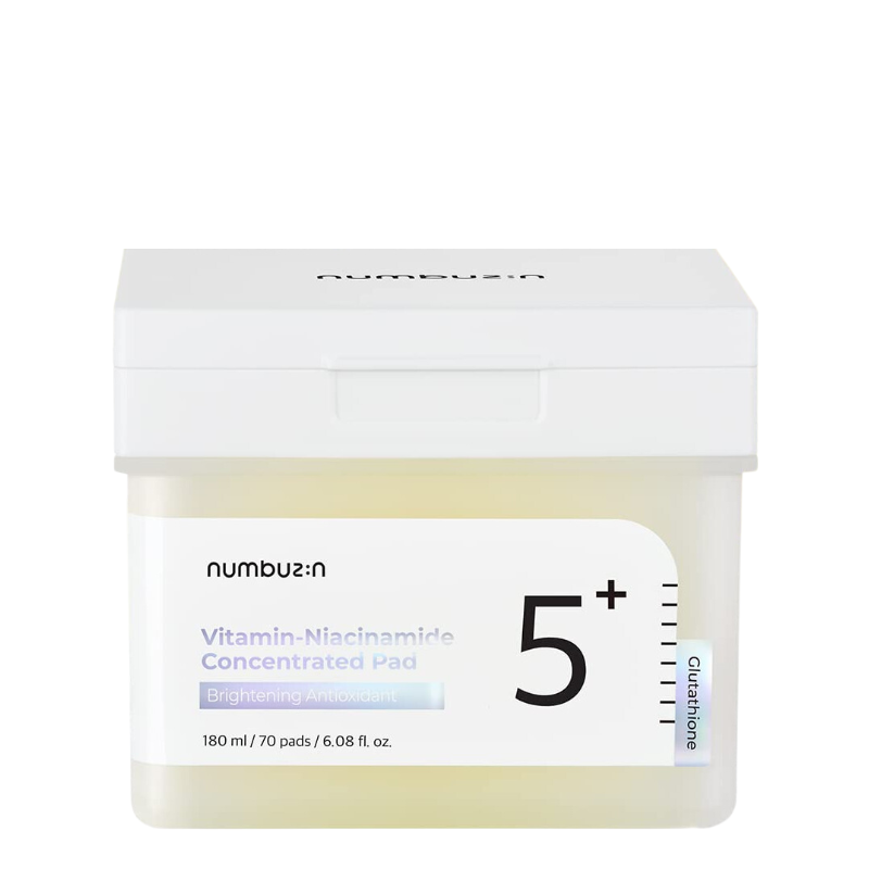 Best Korean Skincare TONER PAD No.5 Vitamin-Niacinamide Concentrated Pad numbuzin