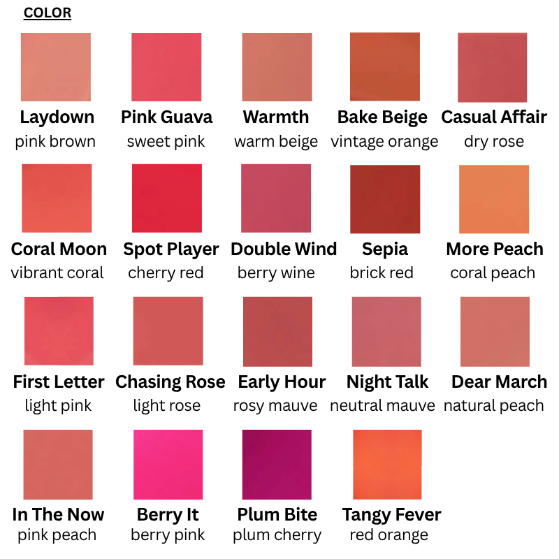 Blur Water Tint (19 colors)