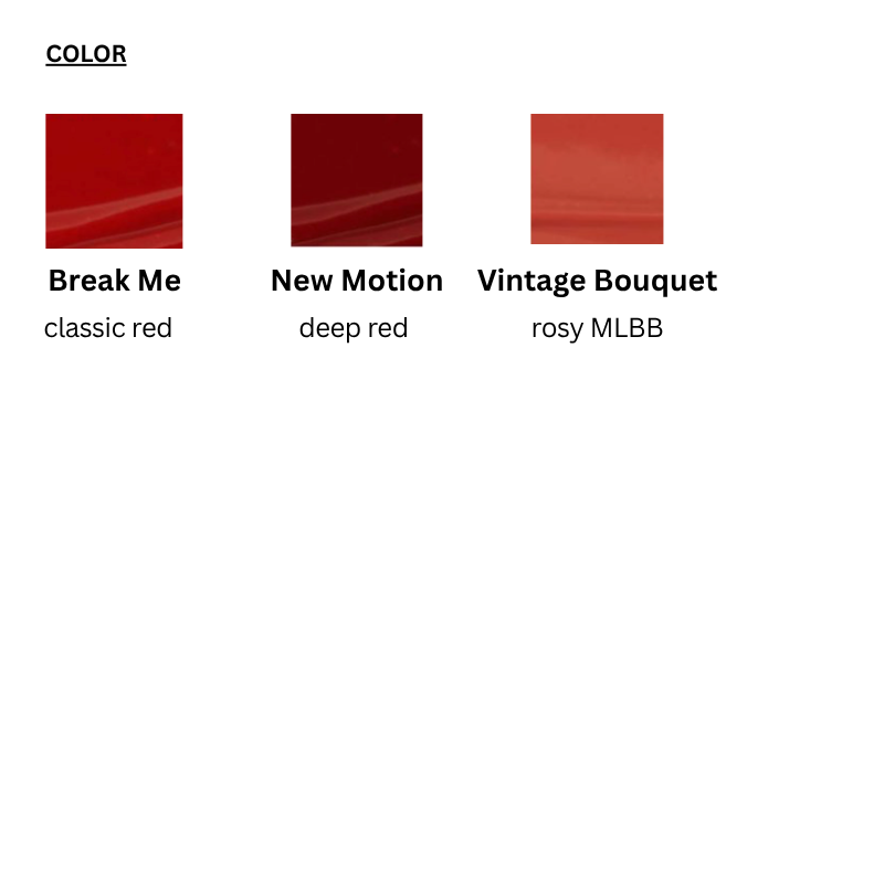 Glaze Lip Tint (3 colors)