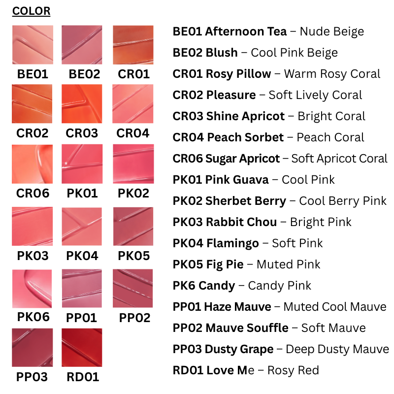 Dew Glow Tint (17 colors)