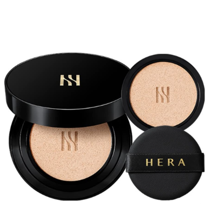 Best Korean Skincare CUSHION Black Cushion SPF34 PA++ with 1 Refill HERA