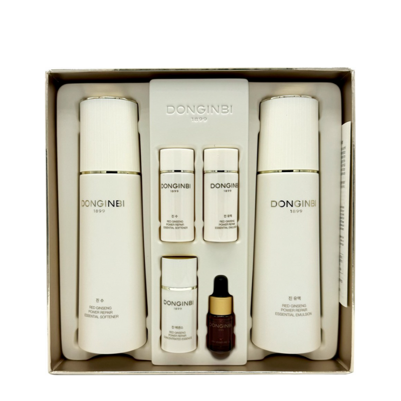 Best Korean Skincare SET Red Ginseng Power Repair Basic Skincare Set DONGINBI