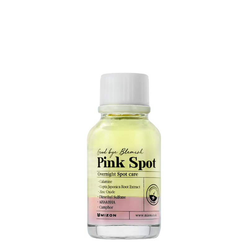 Best Korean Skincare ESSENCE POWDER Good Bye Blemish Pink Spot MIZON