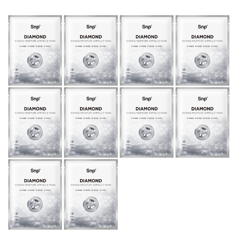 Diamond Brightening Ampoule Mask Set (10 masks)