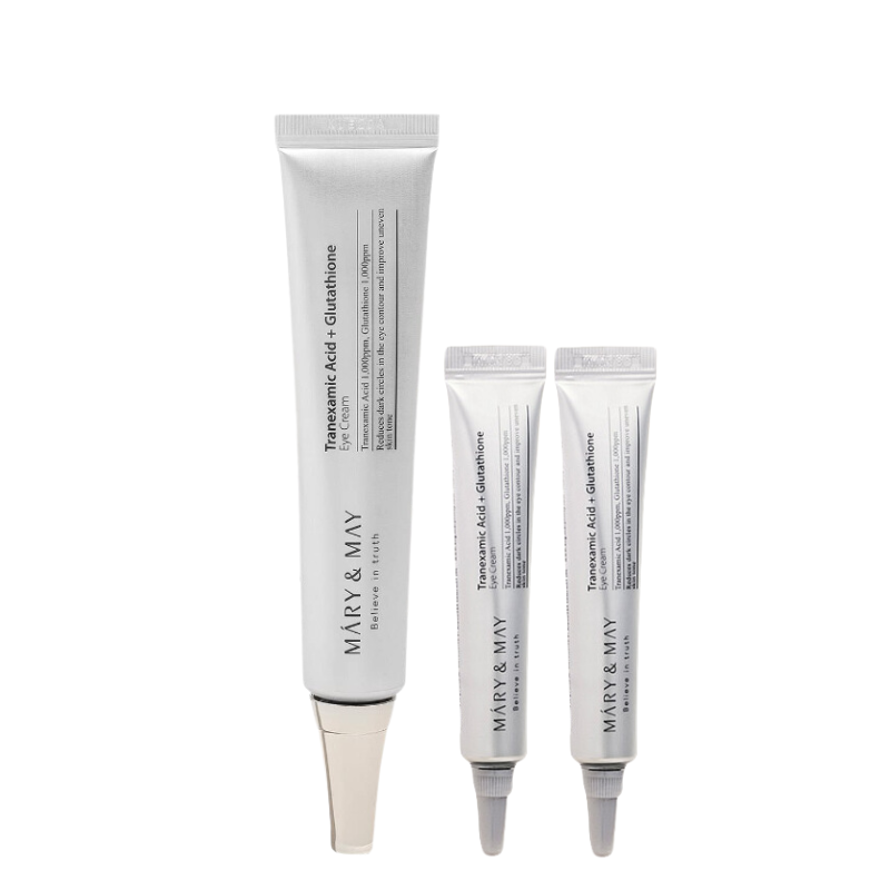 Best Korean Skincare EYE CREAM Tranexamic Acid + Glutathione Eye Cream MARY&MAY