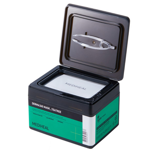 Best Korean Skincare SHEET MASK Derma 365 Mask Teatree (30 masks) MEDIHEAL