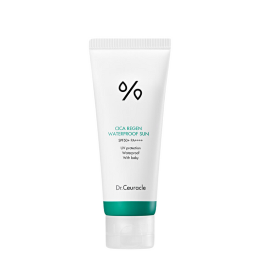 Best Korean Skincare SUN CREAM Cica Regen Waterproof Sun SPF50+ PA++++ Dr. Ceuracle