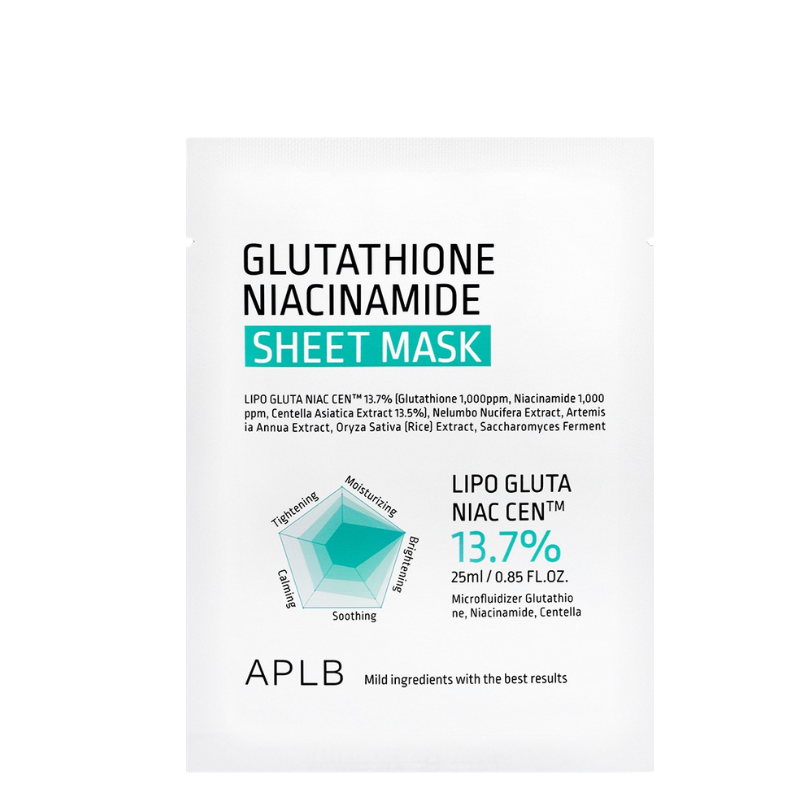 Glutathione Niacinamide Sheet Mask Set (10 masks) – Best Korean Skincare Glutathione Niacinamide Sheet Mask Set (10 masks) – Best Korean Skincare