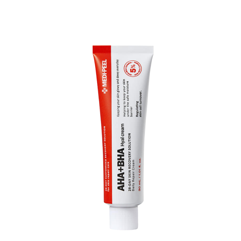 Best Korean Skincare CREAM AHA BHA 28 Days Hyal Daily Repair Cream MEDIPEEL