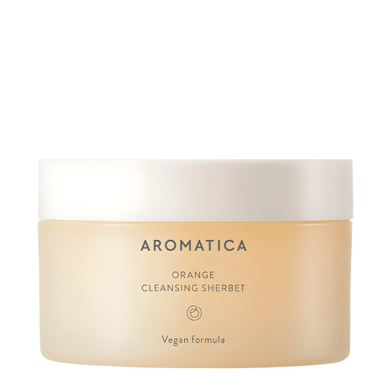 Best Korean Skincare CLEANSING BALM Orange Cleansing Sherbet AROMATICA