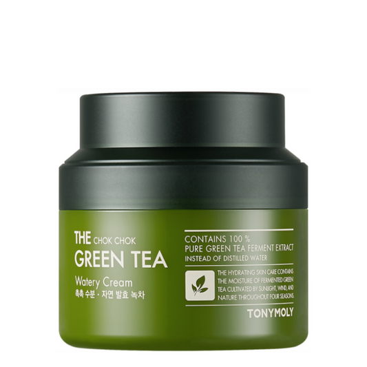 Best Korean Skincare CREAM The Chok Chok Green Tea Watery Cream TONYMOLY