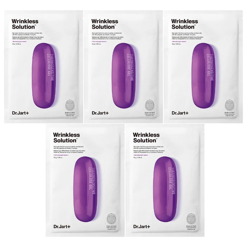 Dermask Wrinkless Solution Mask Set (5 masks)