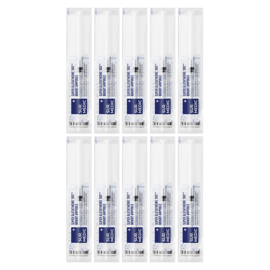 Best Korean Skincare AMPOULE Super Glutathione 100 Bright Ampoule Set (10pcs) SUR.MEDIC+