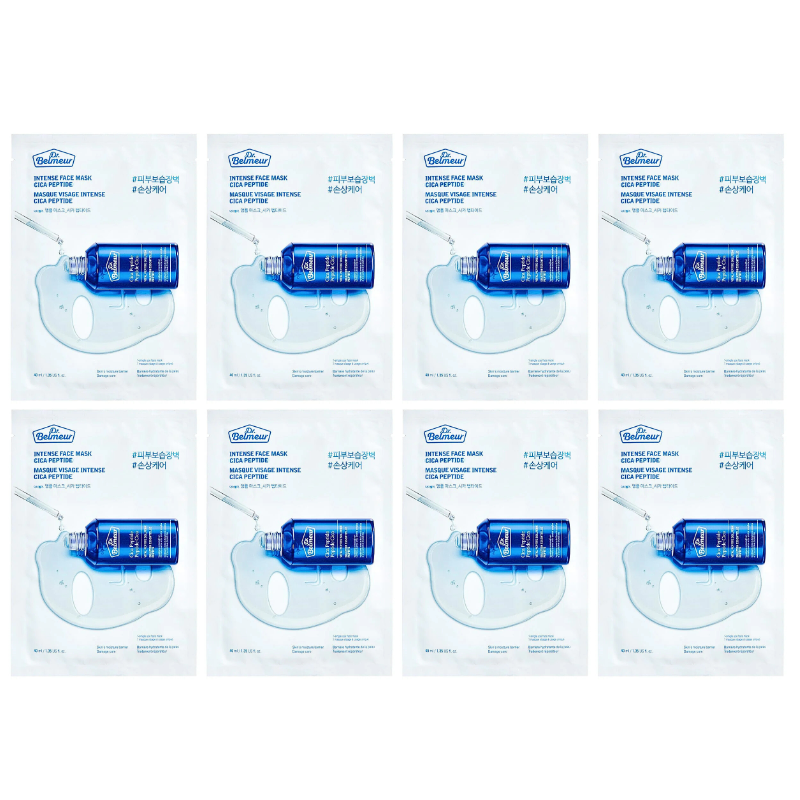 Intense Face Mask Cica Peptide Set (8 masks)
