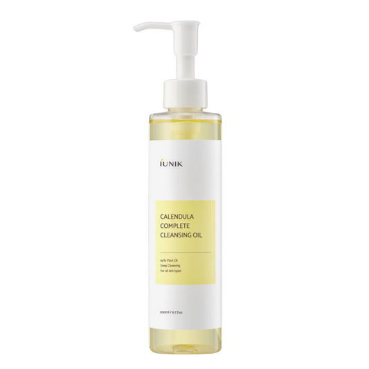 Best Korean Skincare CLEANSING OIL Calendula Complete Cleansing Oil iUNIK