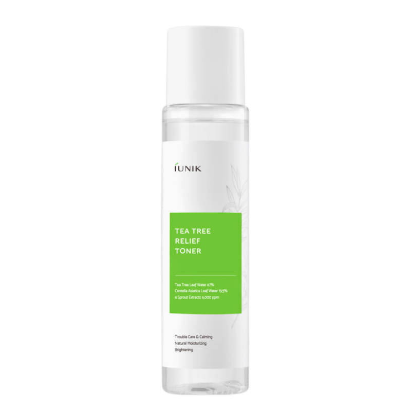 Best Korean Skincare TONER Tea Tree Relief Toner iUNIK