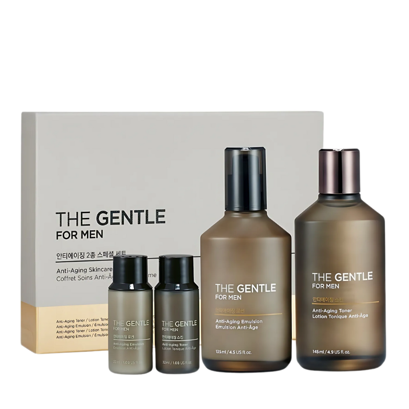 The Gentle For Men Anti-Aging Skincare Set