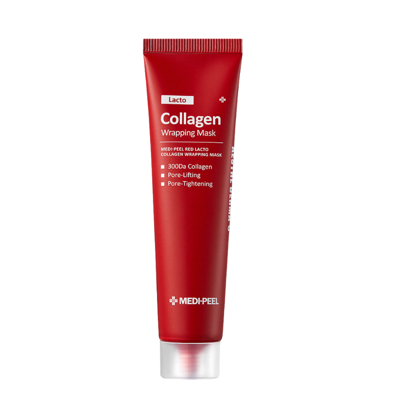 Best Korean Skincare WRAPPING MASK Red Lacto Collagen Wrapping Mask MEDIPEEL