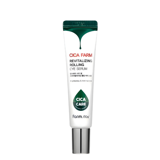 Best Korean Skincare EYE SERUM Cica Farm Revitalizing Rolling Eye Serum Farm Stay