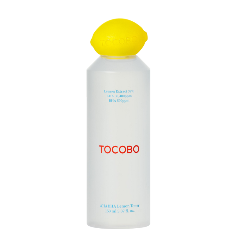 Best Korean Skincare TONER AHA BHA Lemon Toner TOCOBO