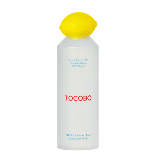 Best Korean Skincare TONER AHA BHA Lemon Toner TOCOBO