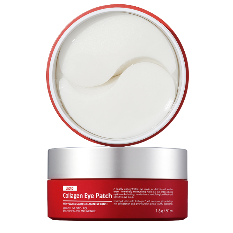 Best Korean Skincare EYE PATCH Red Lacto Collagen Eye Patch (60 patches) MEDIPEEL